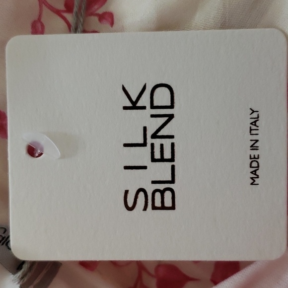 Elena Baldi Silk Blend Kimono Style top. Floral Print Size M - Picture 6 of 6